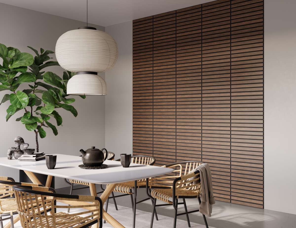 Rindalslist Whisper Mosaic Walnut spileplate 500x500