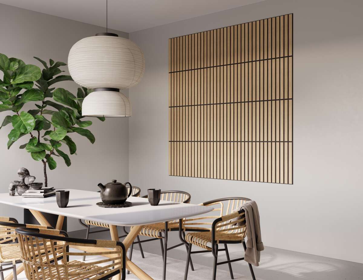 Rindalslist Whisper Mosaic Lasert Eik spileplate 500x500