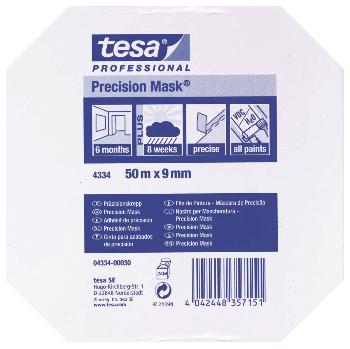 Tesa Malertape Precision Indoor 50 x 9mm