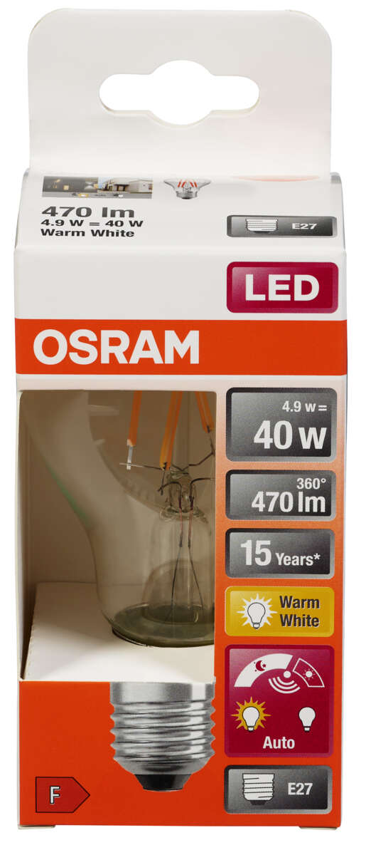 OSRAM LED Daylight sensor classic pære
