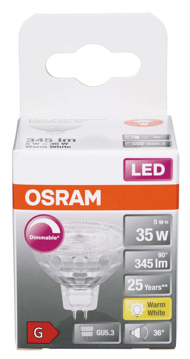 OSRAM LEDSPOT MR16 35 5WGU5,3D