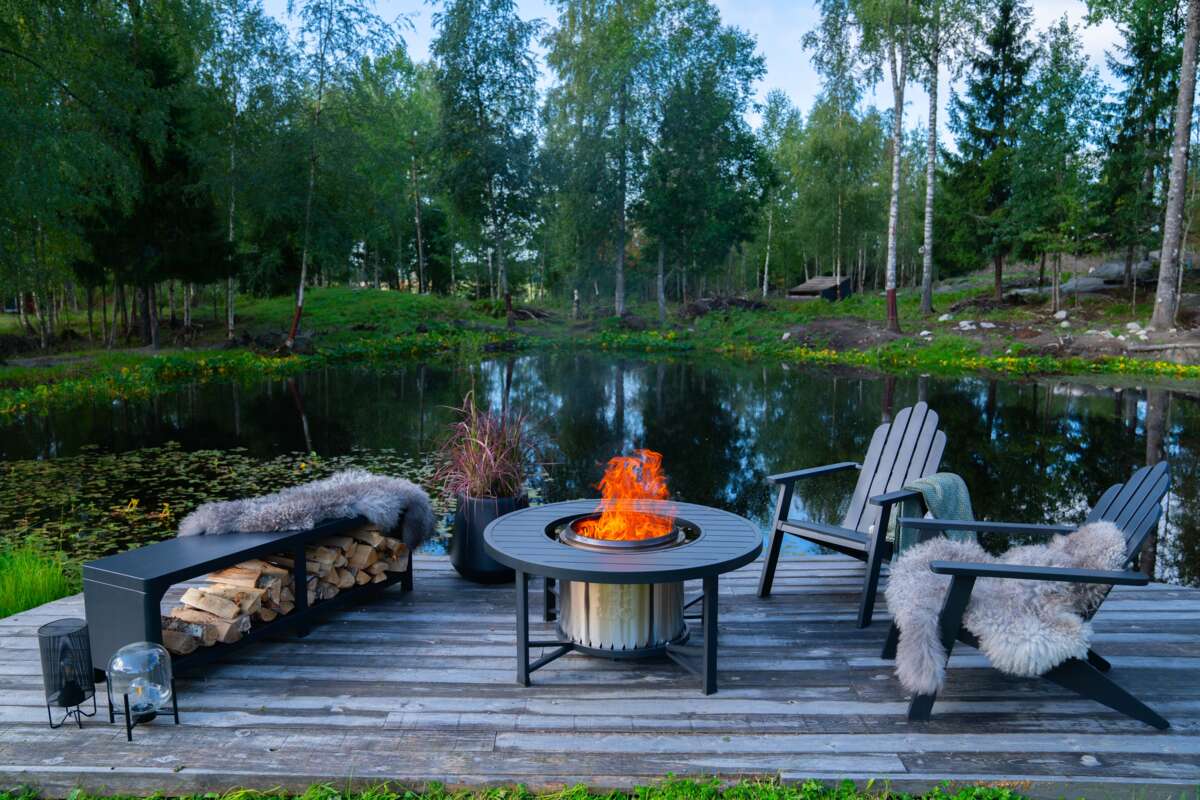 FCC Volcano bord til båltønne