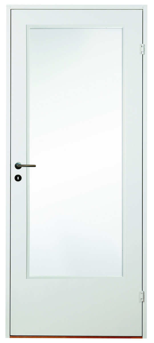 Harmonie Slett Kompakt innedør m/ glass 70x210