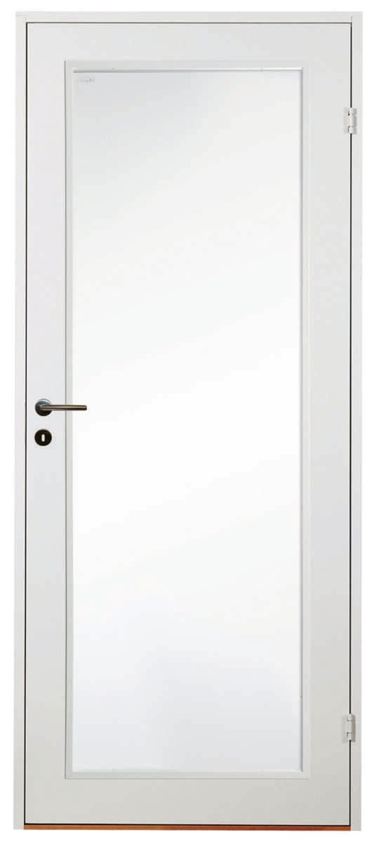 Harmonie Slett Kompakt innedør m/ glass 100x200