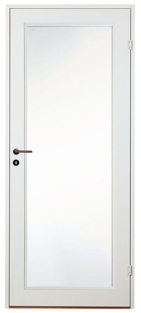 Harmonie Slett Kompakt innedør m/ glass 100x200