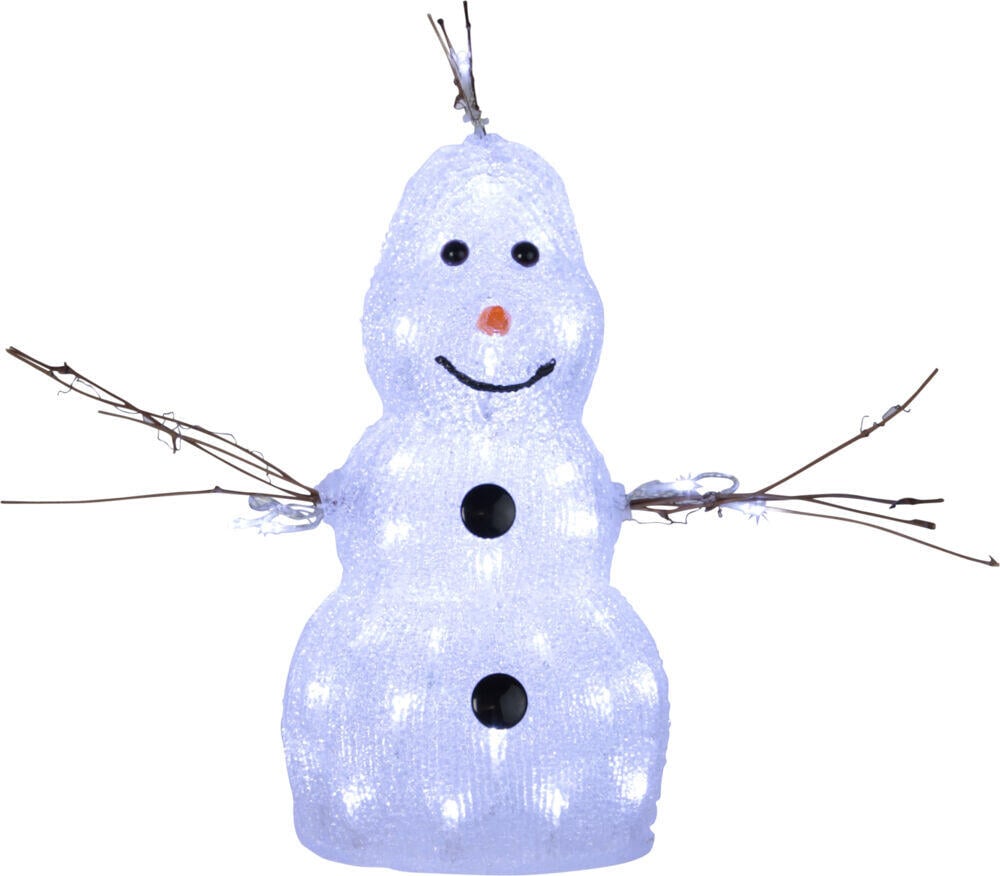 Crystalo snømann LED utendørs julebelysning