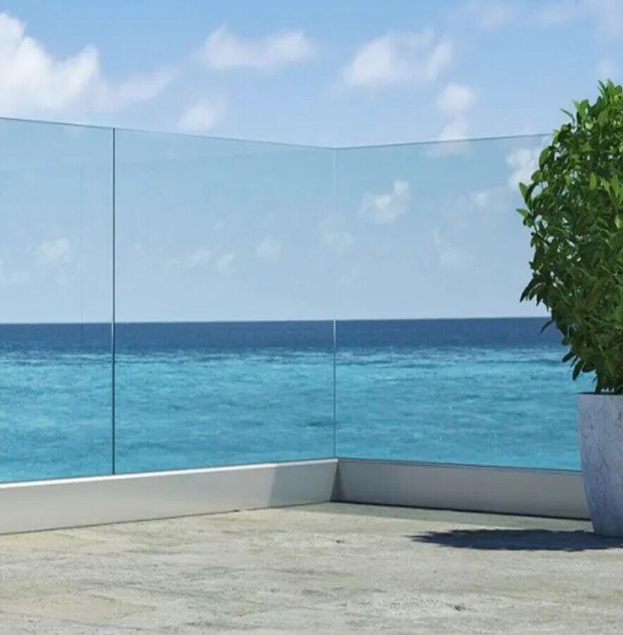 IDT Pure 40x40 mm veggfeste til  håndløper