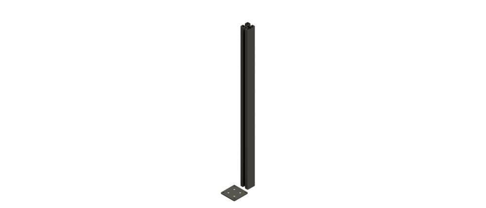 IDT Frame 1140 mm sidemontert stolpe til rekkverk
