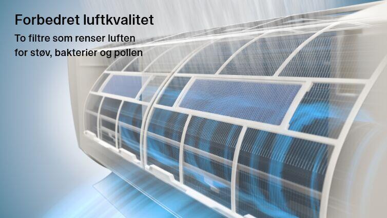 Mill Compact Pro WiFi varmepumpe 5200W, ferdig montert