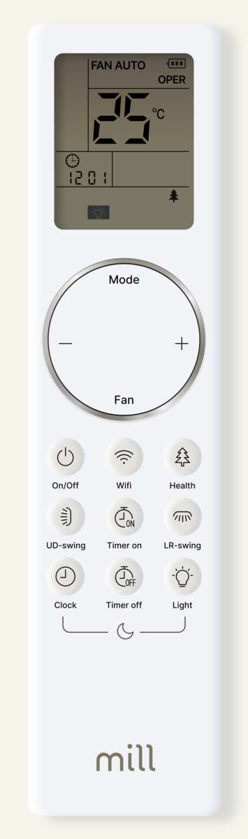 Mill Compact Pro WiFi varmepumpe 7400W, ferdig montert