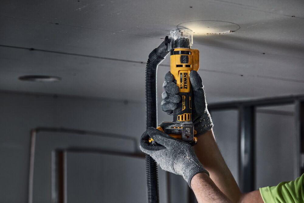 DeWalt gipskutter 18V XR u/ batteri og lader