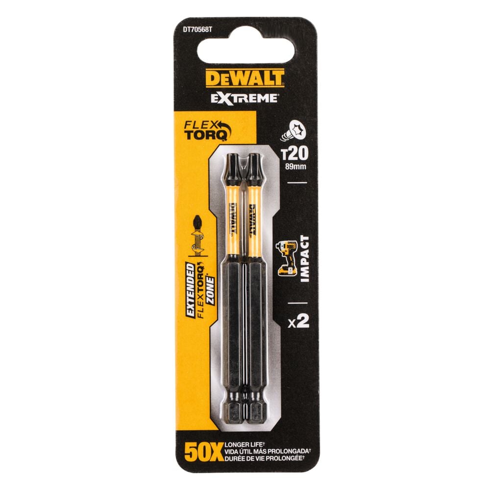 DeWalt bits torsion T20 85mm 2stk
