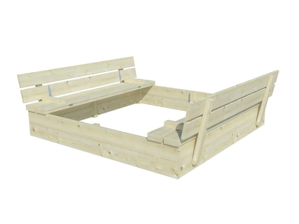 Palmako Sandy 12 sandkasse m/lokk