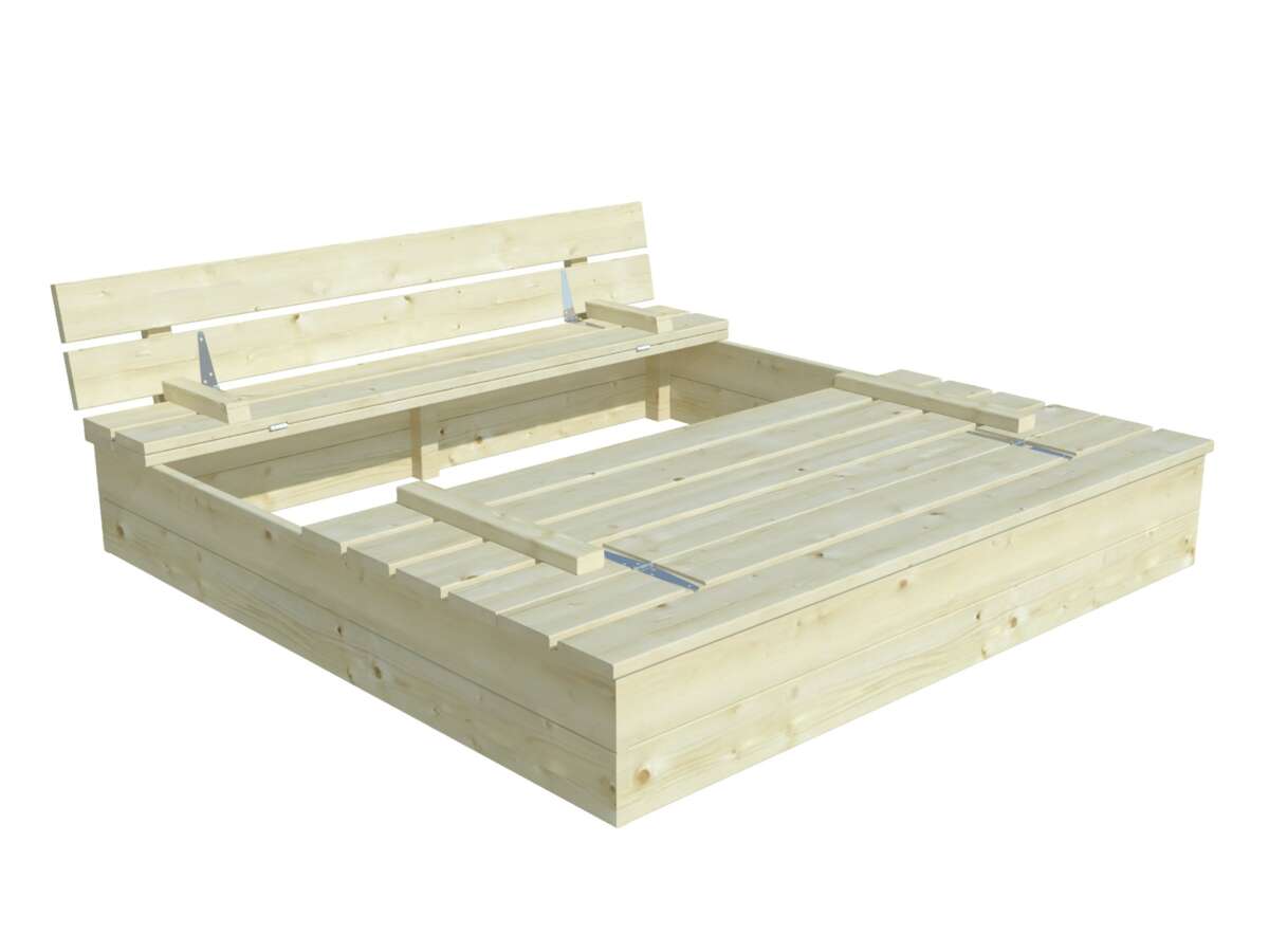 Palmako Sandy 12 sandkasse m/lokk