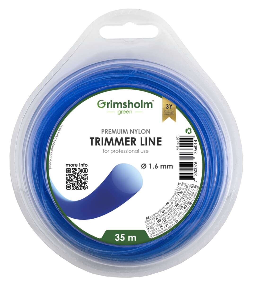 Grimsholm Trimmetråd 1,6 mm, 35 m