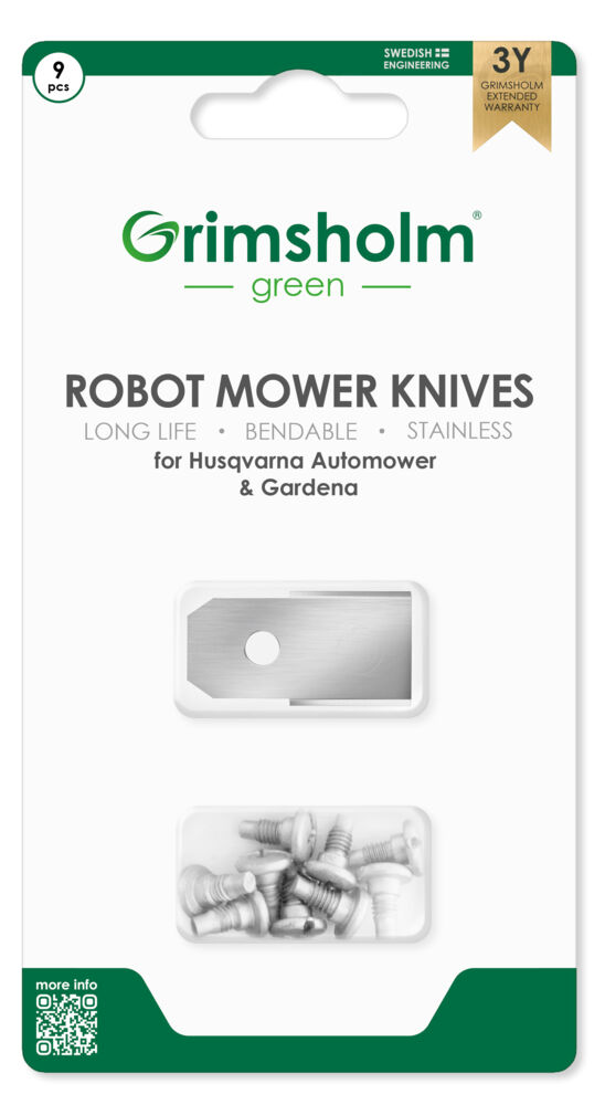 Grimsholm Knivblad robotklipper 9 stk.