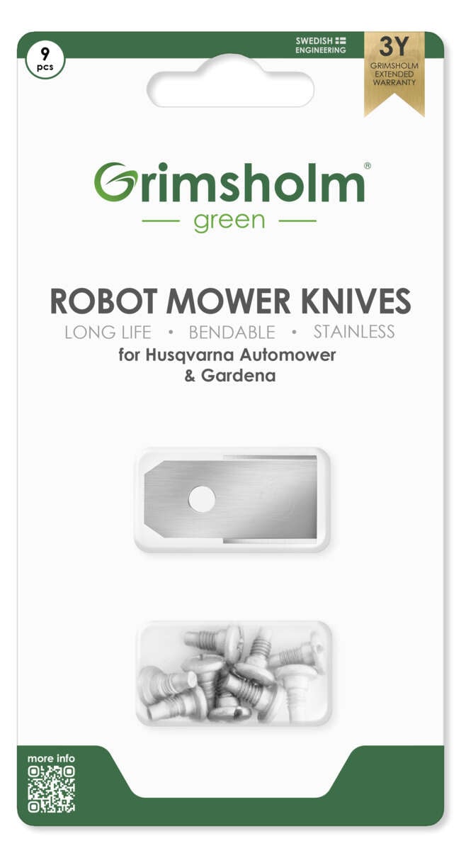 Grimsholm Knivblad robotklipper 9 stk.