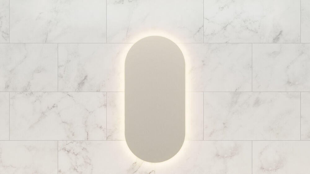 Corona speil med LED lys