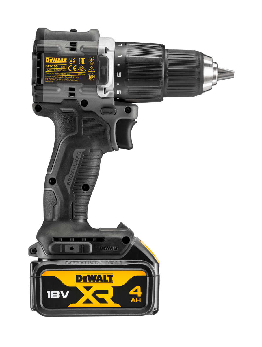 DeWalt DCD100M2T-QW slagdrill m/2 batterier