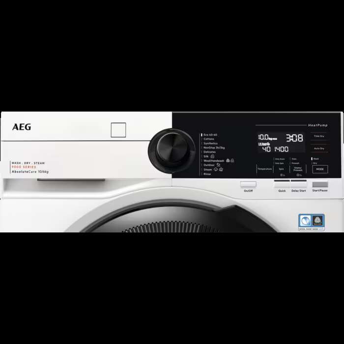 AEG LWR962C16H kombinert vaskemaskin/tørketrommel