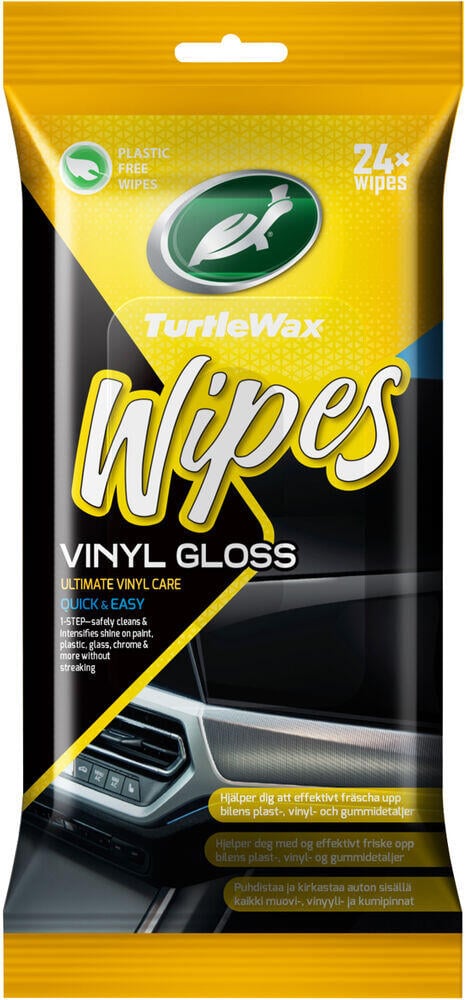 Turtle Wax Wipes Vinyl Gloss 24 stk