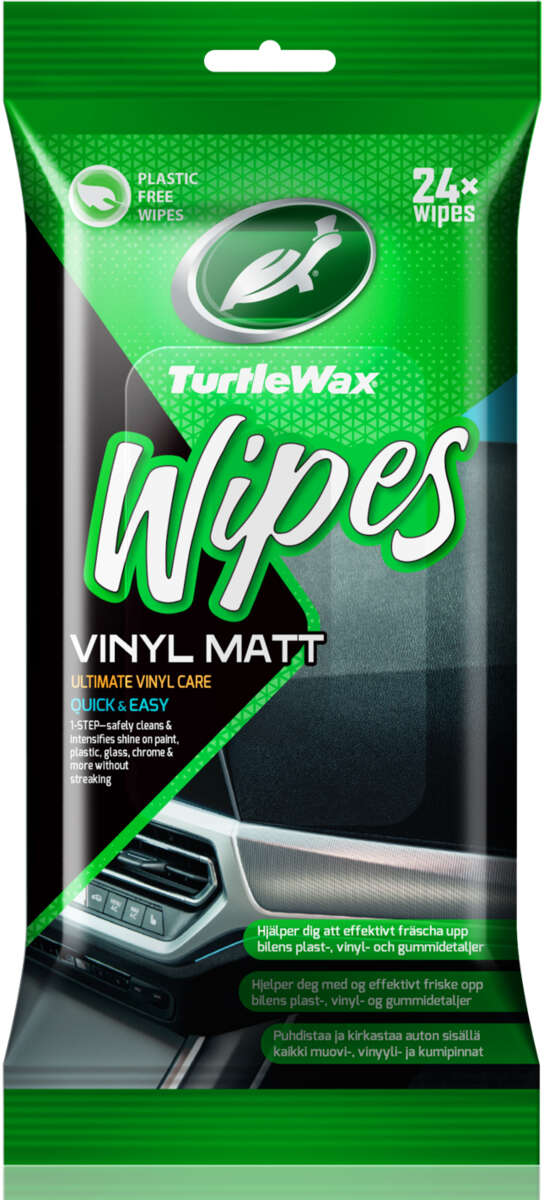 Turtle Wax Wipes Vinyl Matt 24 stk