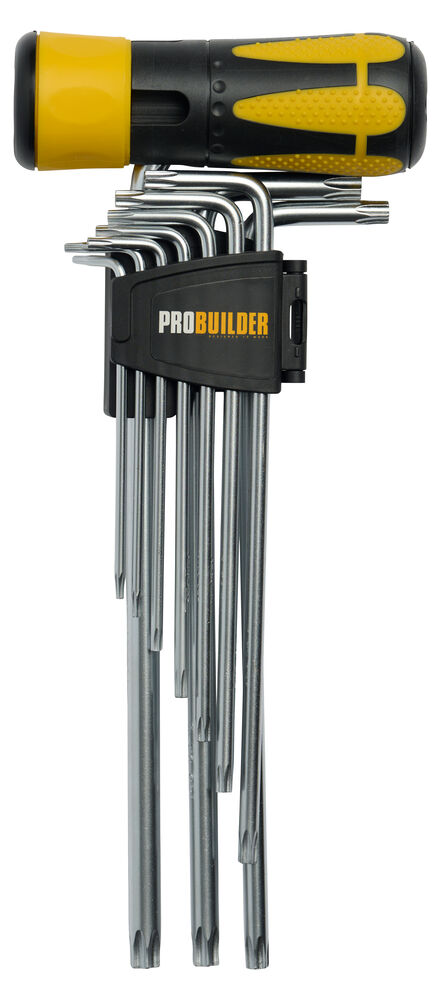 Probuilder torxnøkkelsett 10-deler