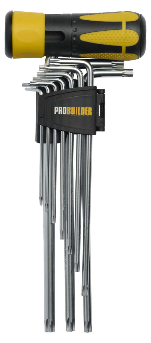 Probuilder torxnøkkelsett 10-deler