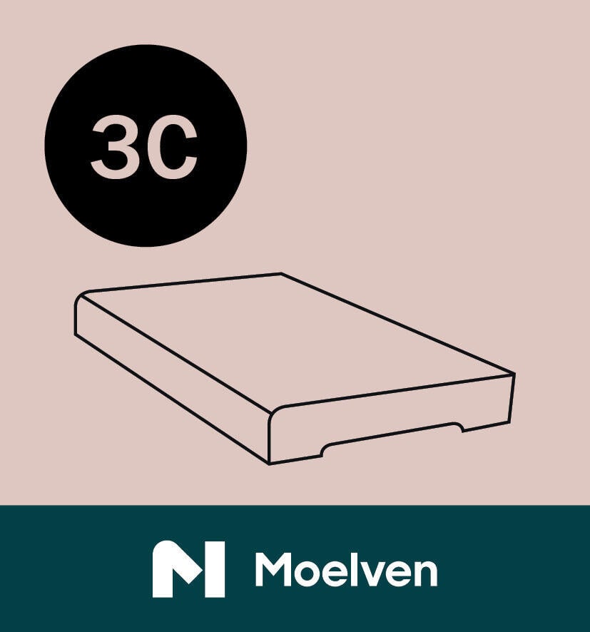 12x70 Fotlist rund ubehandlet