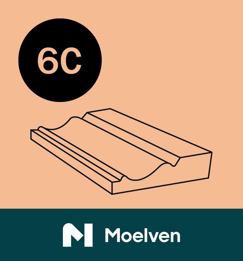21x95x4400 Gulv Herskapelig Bomull