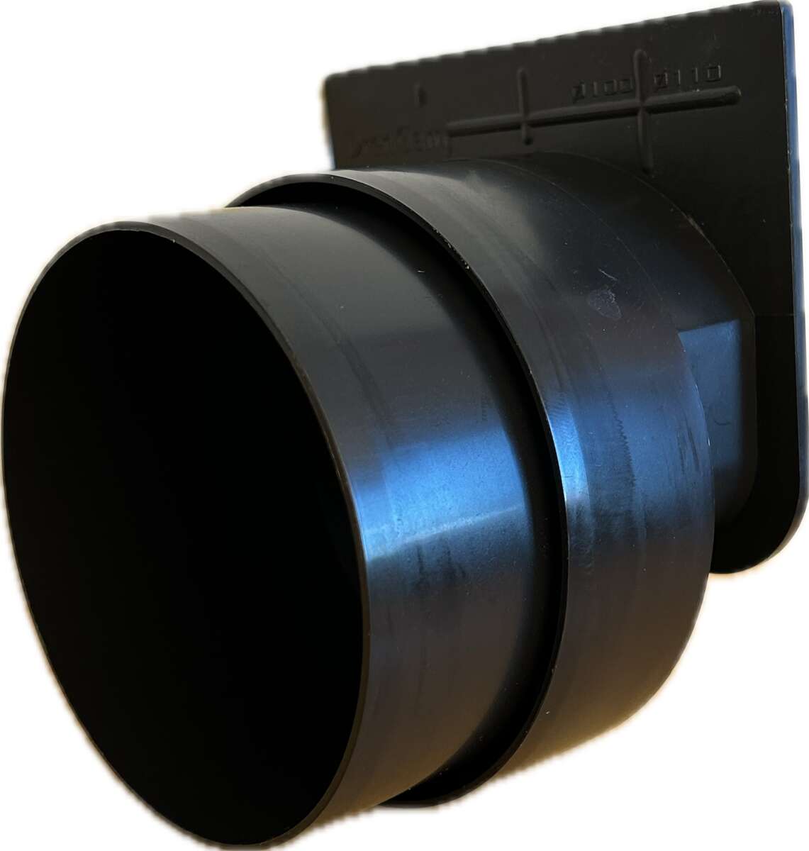 Endelokk med 110 MM utløpsstuss