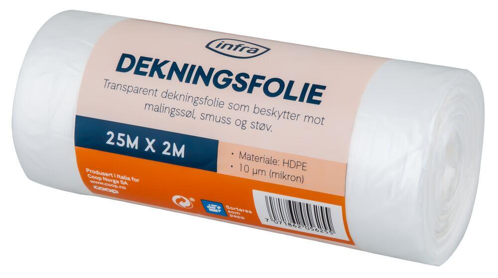 Infra dekningsfolie 25m X 2m