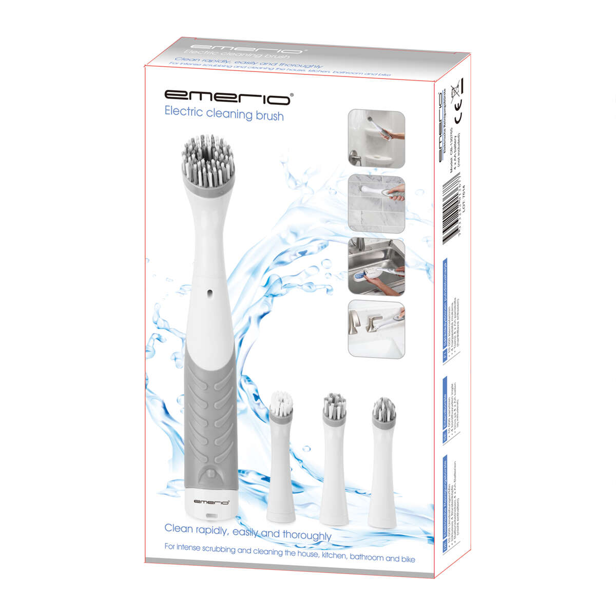 EMERIO CB-130765 elektrisk rengjøringsbørste
