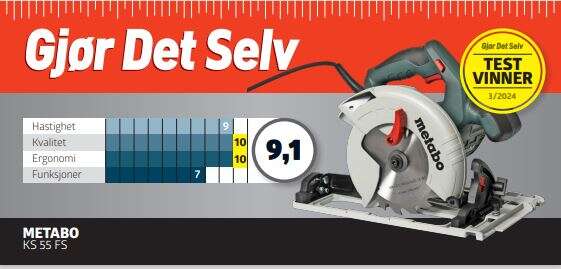 Metabo KS 55 FS 1200W sirkelsag