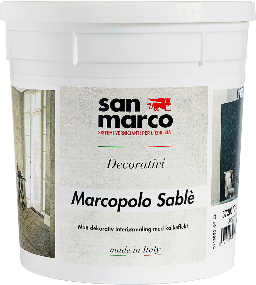 Marcopolo san marco Sable effekt interiørmaling