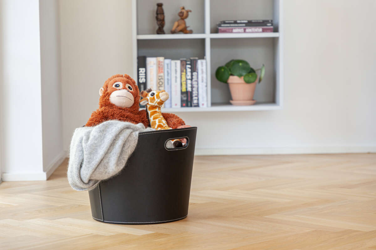 Aduro Proline imitert lær vedkurv