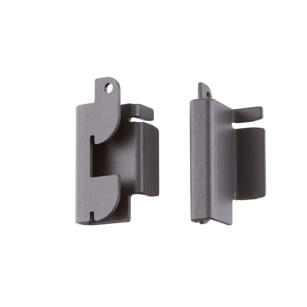 Elfa Garage+ graphite beslag til hengeskinne 2-pk