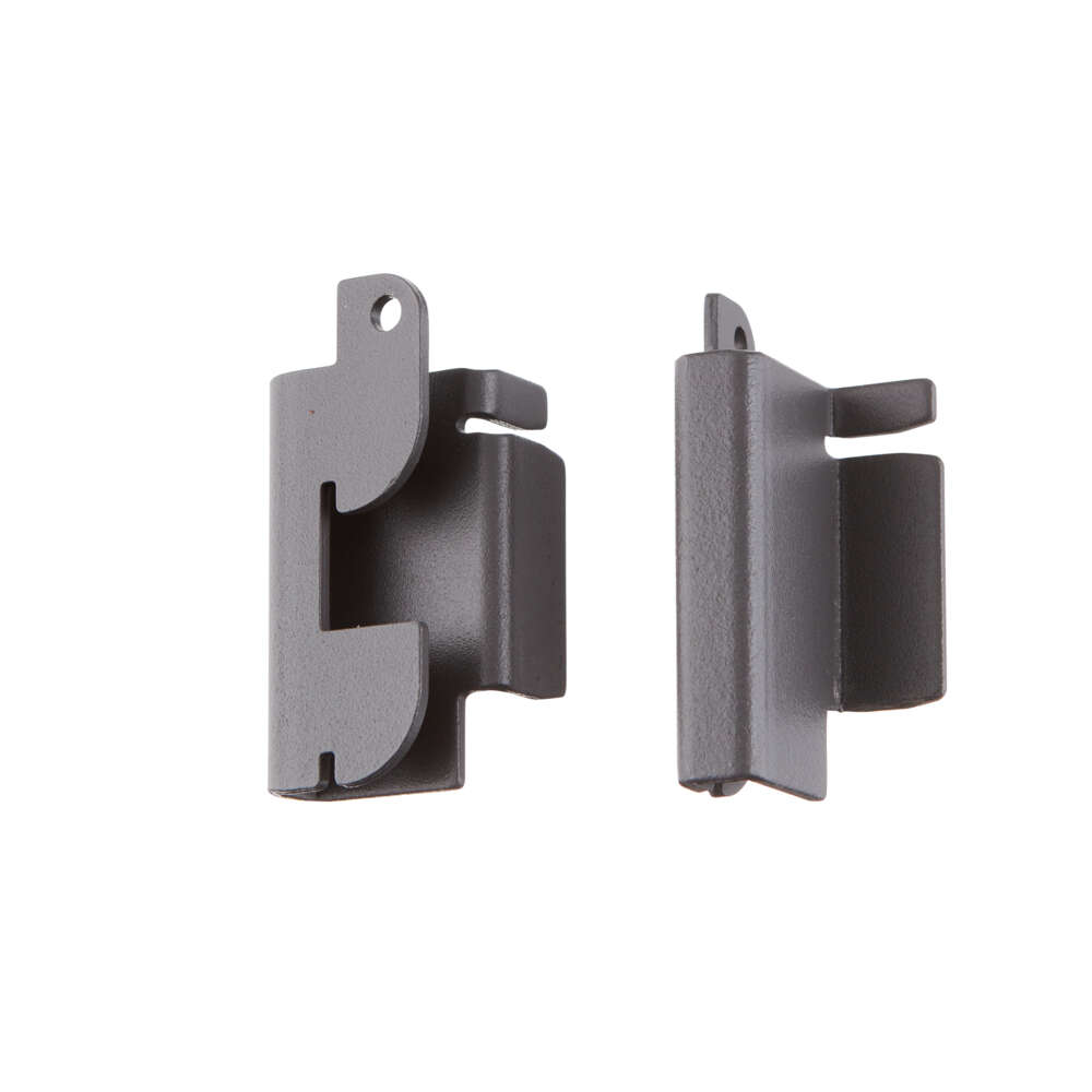 Elfa Garage+ graphite beslag til hengeskinne 2-pk