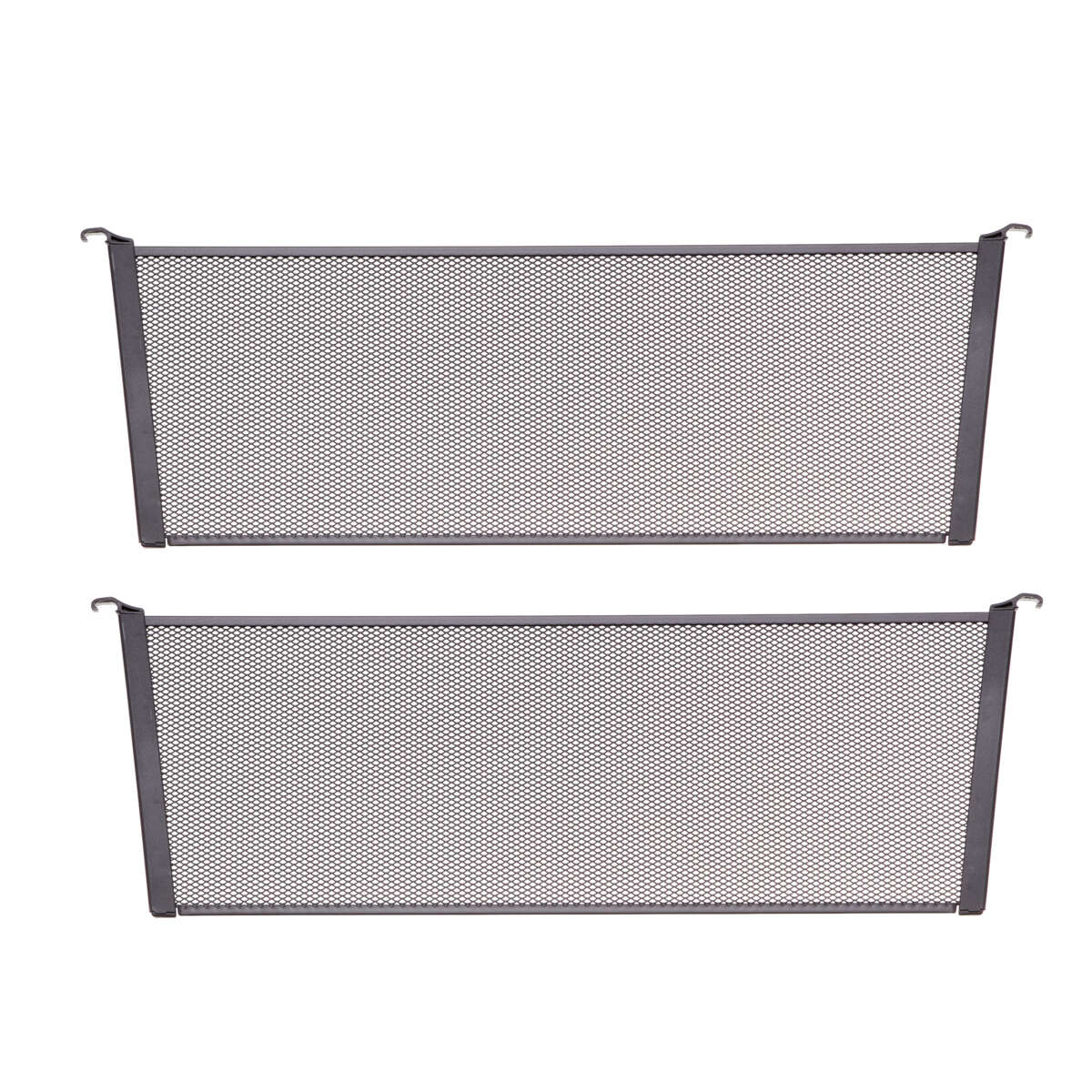 Elfa Klikk-inn graphite Garage+ avdeler for mesh kurv 2-pk