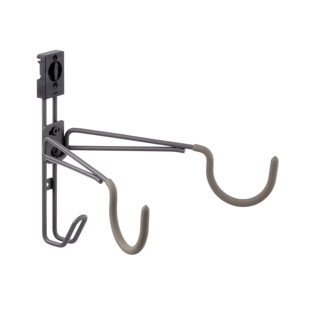 Elfa Garage+ graphite horisontal sykkelholder
