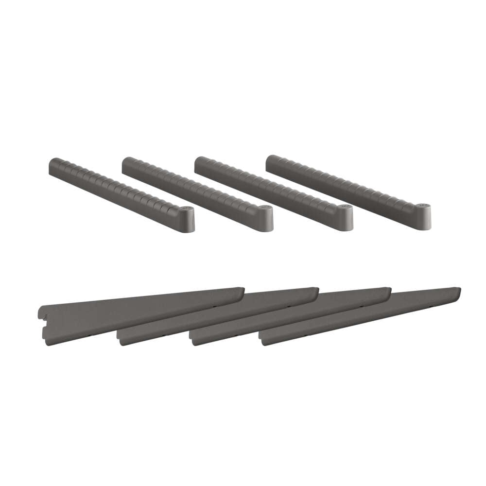 Elfa Garage+ graphite dekkoppbevaring 4-pk