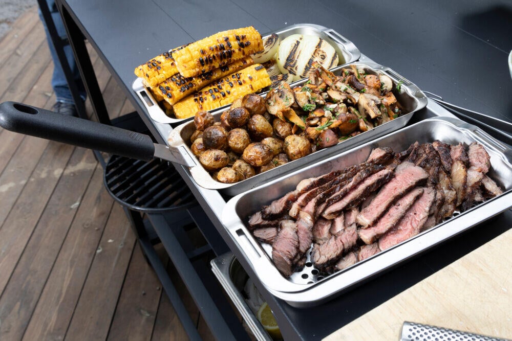 FCC grill & serve sett