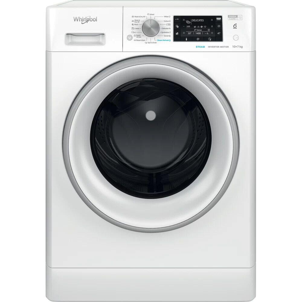 Whirlpool FFWDD 1076258 SV EE kombinert vaskemaskin/tørketrommel