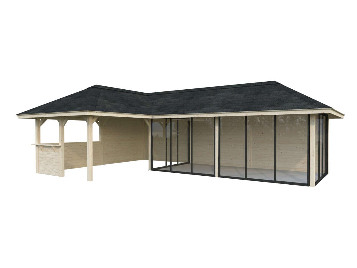 Palmako Bianca 221 hagestue 33.2 m²