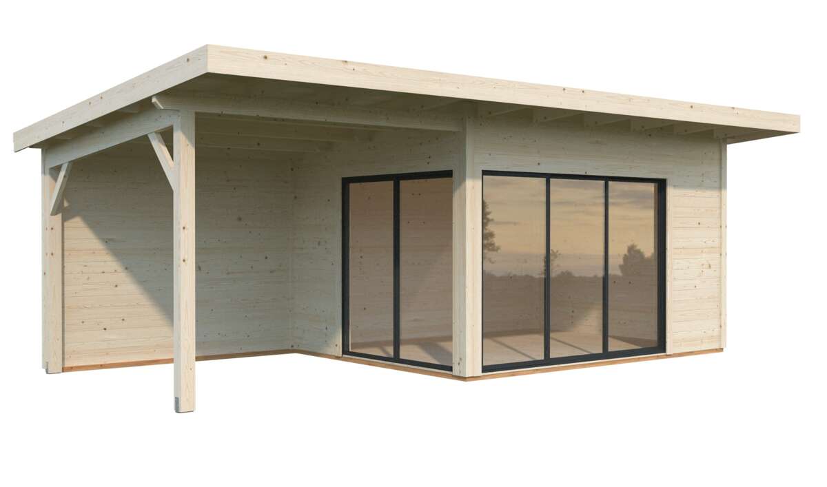 Palmako Andrea Slide Plus hagestue 11.2+7,9 m²