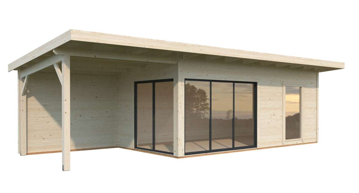 Palmako Andrea Slide hagestue 17.1+7,9 m²