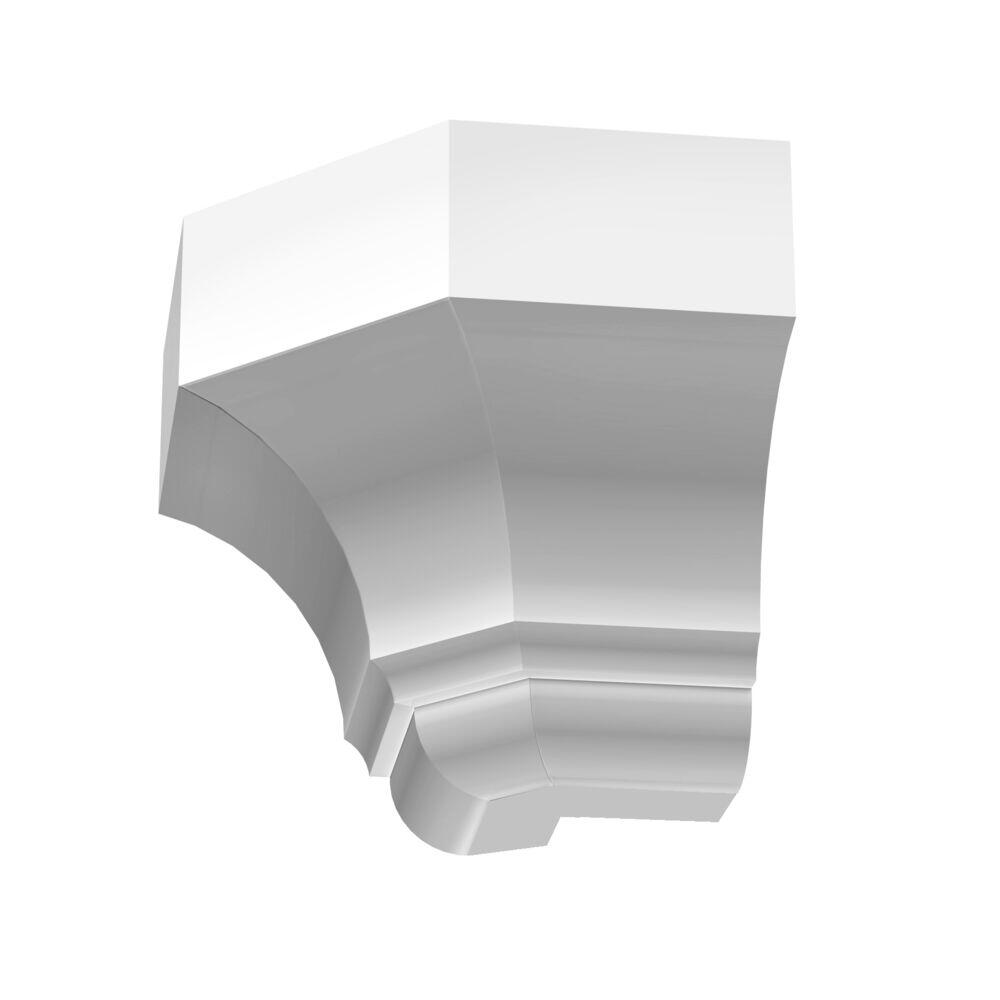 66x66 Hjørnekloss malt