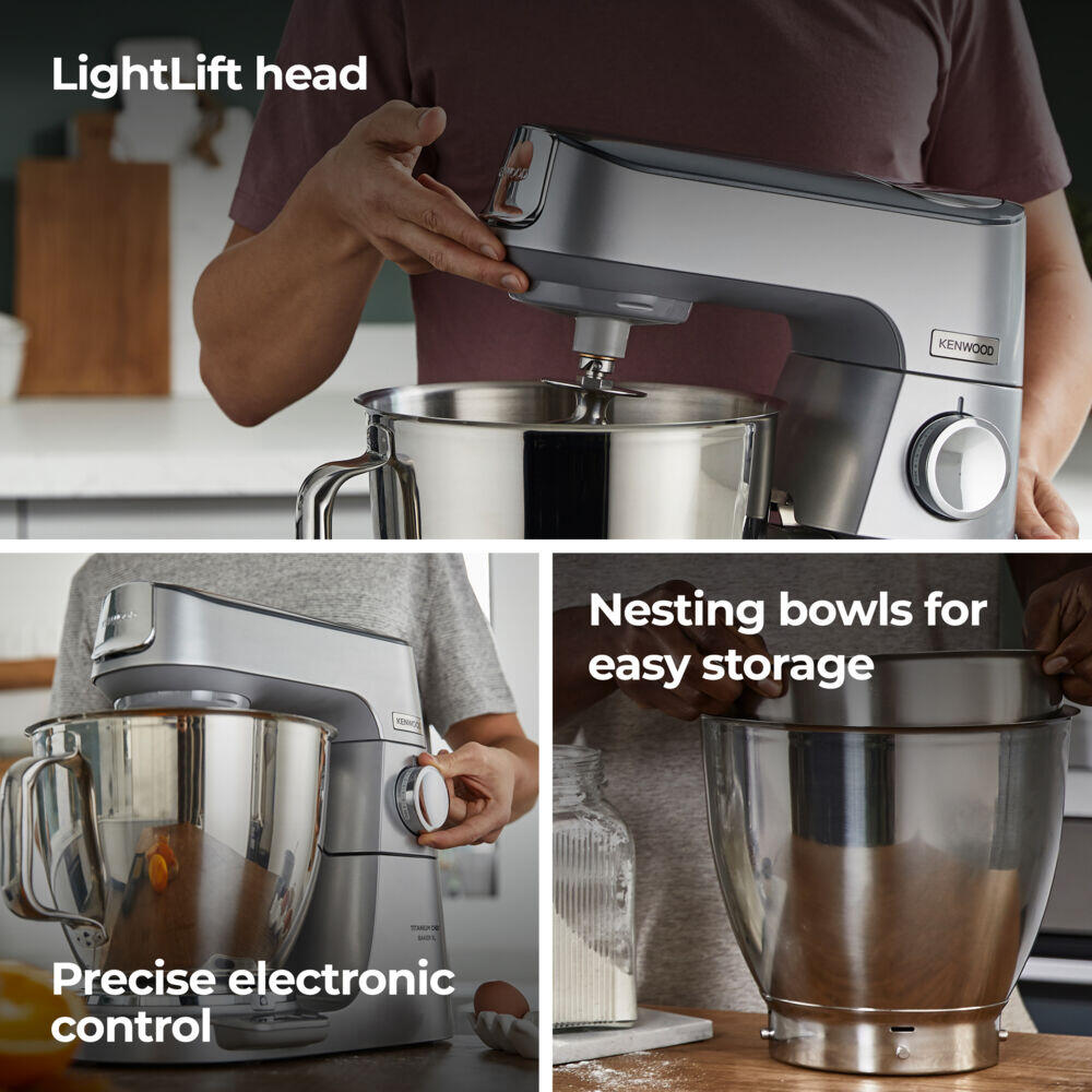 Kenwood KVL85.224 Titanium Chef Baker kjøkkenmaskin