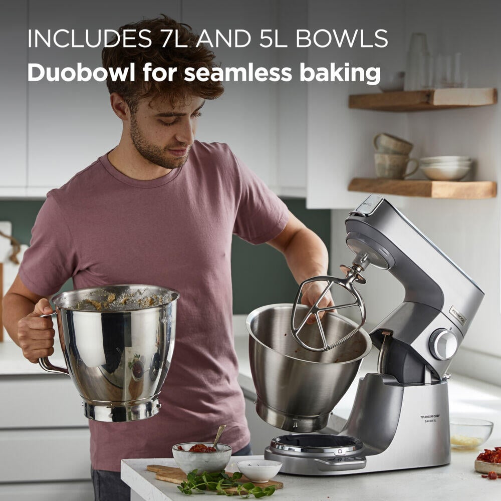 Kenwood KVL85.224 Titanium Chef Baker kjøkkenmaskin