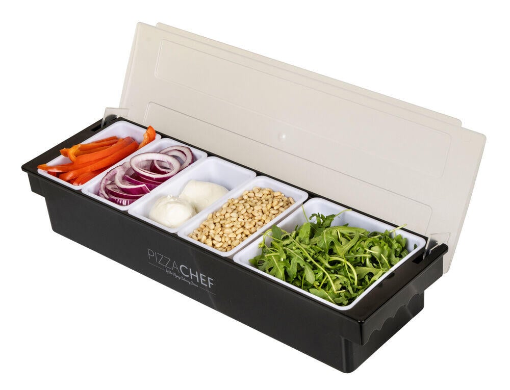 FCC Pizza toppingstasjon